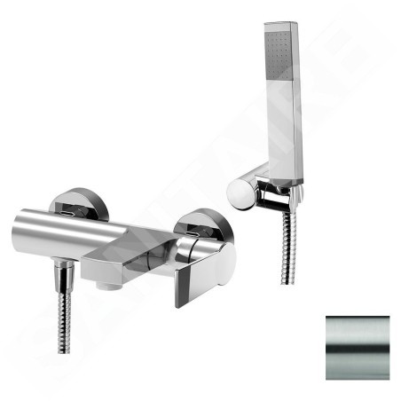 Paffoni Tango - Mitigeur de baignoire avec accessoires, inox TA023ST