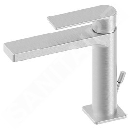 Paffoni Tango - Mitigeur de lavabo avec vidage, inox TA075ST