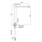 Paffoni Tango - Mitigeur de lavabo, inox TA081ST