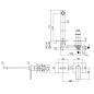 Paffoni Tango - Mitigeur de lavabo encastré avec corps, installation de 2 trous, inox TA106ST70