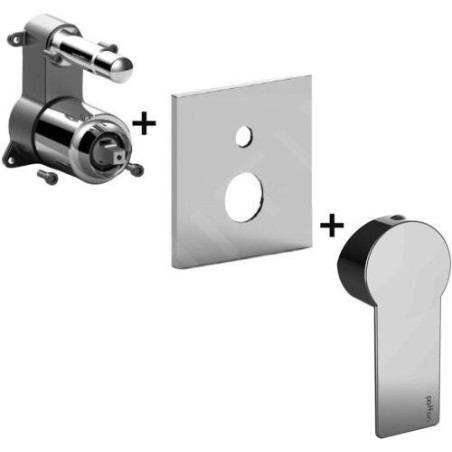 Paffoni Tango - Mitigeur encastré pour 2 sorties, chrome TABOX015CR