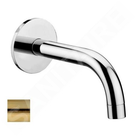Paffoni Light - Bec déverseur de baignoire, doré brossé ZBOC140HGSP