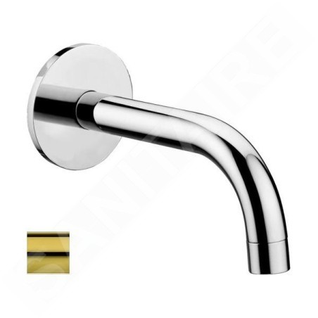 Paffoni Light - Bec déverseur de baignoire, doré ZBOC141HG