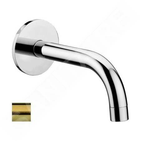 Paffoni Light - Bec déverseur de baignoire, doré brossé ZBOC141HGSP