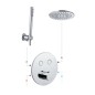 Paffoni Compact Box - Mitigeur thermostatique encastré, pour 2 sorties, blanc mat CPT018BO Paffoni Compact Box - Mitigeur thermostatique encastré, pour 2 sorties, blanc mat CPT018BO
