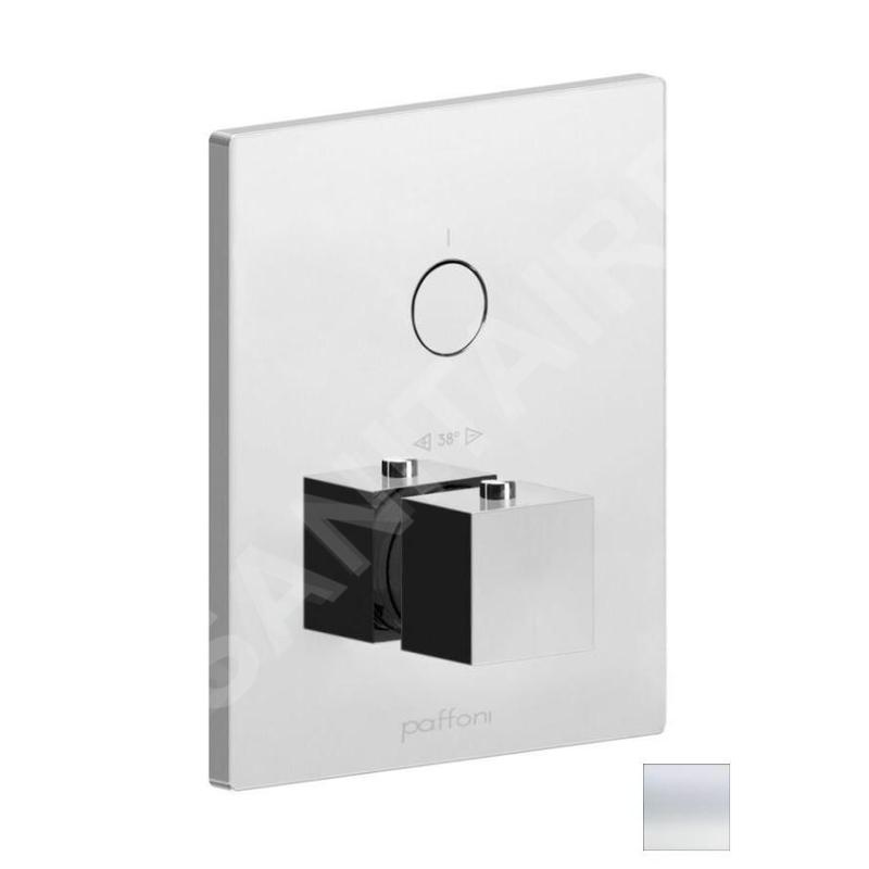 Paffoni Compact Box - Mitigeur de douche thermostatique encastré, blanc mat CPT513BO Paffoni Compact Box - Mitigeur de douche thermostatique encastré, blanc mat CPT513BO