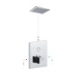 Paffoni Compact Box - Mitigeur de douche thermostatique encastré, blanc mat CPT513BO Paffoni Compact Box - Mitigeur de douche thermostatique encastré, blanc mat CPT513BO