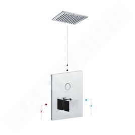 Paffoni Compact Box - Mitigeur de douche thermostatique encastré, inox CPT513ST