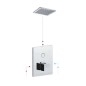 Paffoni Compact Box - Mitigeur de douche thermostatique encastré, inox CPT513ST Paffoni Compact Box - Mitigeur de douche thermostatique encastré, inox CPT513ST