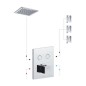 Paffoni Compact Box - Mitigeur thermostatique encastré, pour 2 sorties, inox CPT518ST Paffoni Compact Box - Mitigeur thermostatique encastré, pour 2 sorties, inox CPT518ST
