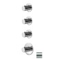 Paffoni Modular Box - Mitigeur thermostatique encastré, pour 3 sorties, inox MDE019ST Paffoni Modular Box - Mitigeur thermostatique encastré, pour 3 sorties, inox MDE019ST
