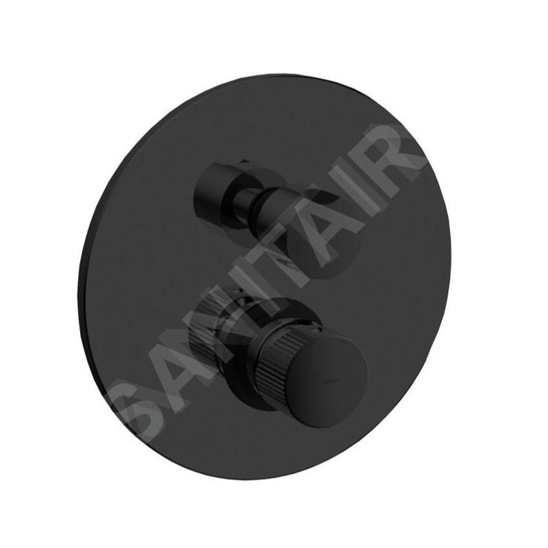 Paffoni Jo - Mitigeur encastré avec corps, pour 3 appareils, noir mat JO019NO