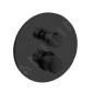 Paffoni Jo - Mitigeur encastré avec corps, pour 3 appareils, noir mat JO019NO