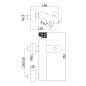 Paffoni Jo - Mitigeur de baignoire, noir mat JO022NO