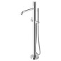 Paffoni Jo - Mitigeur de baignoire au sol, avec accessoires, chrome JO032CR Paffoni Jo - Mitigeur de baignoire au sol, avec accessoires, chrome JO032CR