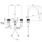 Paffoni Jo - Mitigeur de lavabo avec vidage rotative, chrome JO052CR