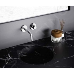 Paffoni Jo - Mitigeur de lavabo encastré avec corps, installation de 2 trous, chrome JO105CR70