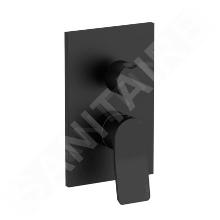 Paffoni Tilt - Mitigeur encastré avec corps, pour 2 appareils, noir mat TI018NO/M