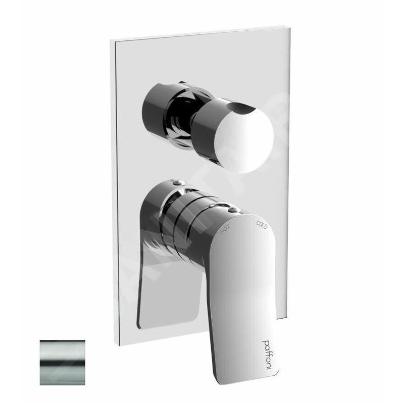 Paffoni Tilt - Mitigeur encastré avec corps, pour 2 sorties, inox TI018ST/M