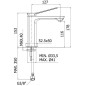 Paffoni Tilt - Mitigeur de lavabo, inox TI071ST