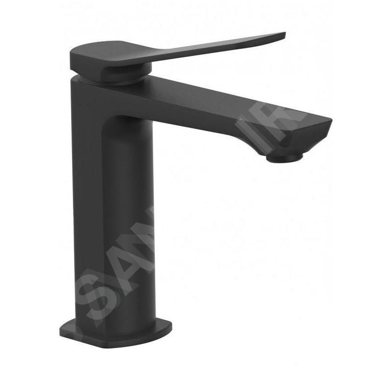 Paffoni Tilt - Mitigeur de lavabo avec vidage, noir mat TI075NO