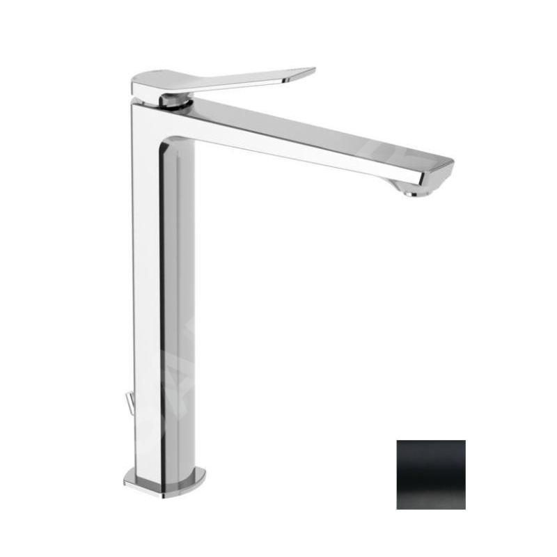 Paffoni Tilt - Mitigeur de lavabo avec vidage, noir mat TI085NO