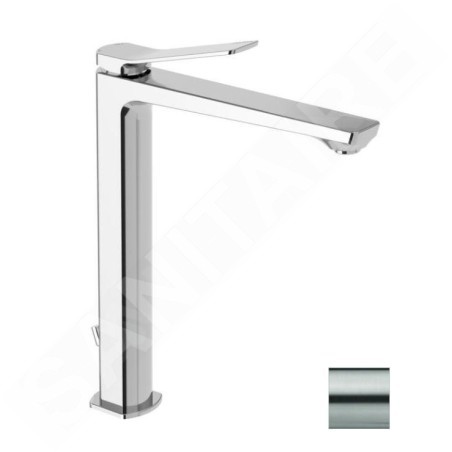Paffoni Tilt - Mitigeur de lavabo avec vidage, inox TI085ST