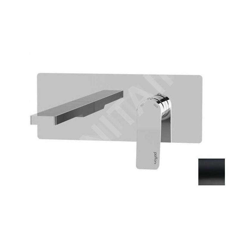Paffoni Tilt - Mitigeur de lavabo encastré avec corps, noir mat TI106NO
