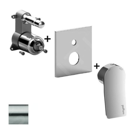 Paffoni Tilt - Mitigeur encastré pour 2 sorties, inox TIBOX015ST/M