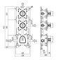 Paffoni Modular Box - Corps de base encastré pour mitigeurs thermostatiques MDBOX018