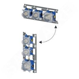 Paffoni Modular Box - Corps de base encastré pour mitigeurs thermostatiques MDBOX018
