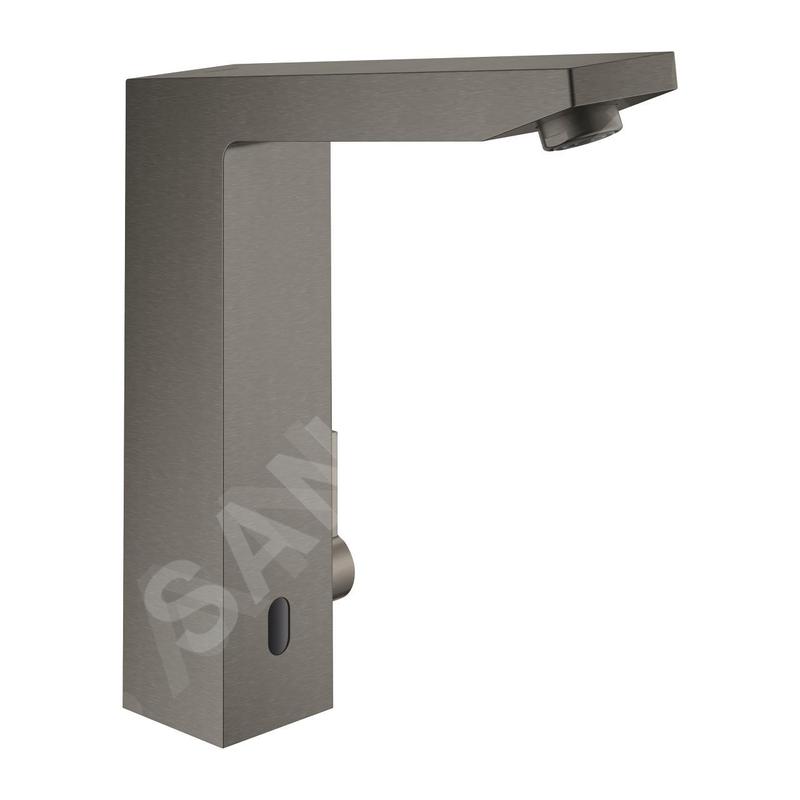 Grohe Eurocube E - Mitigeur de lavabo électronique infrarouge avec mélangeur, Hard Graphite brossé 36441AL0 Grohe Eurocube E - Mitigeur de lavabo électronique infrarouge avec mélangeur, Hard Graphite brossé 36441AL0