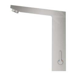 Grohe Eurocube E - Mitigeur de lavabo électronique infrarouge avec mélangeur, supersteel 36441DC0