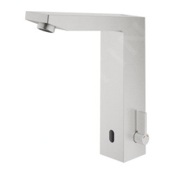 Grohe Eurocube E - Mitigeur de lavabo électronique infrarouge avec mélangeur, supersteel 36441DC0