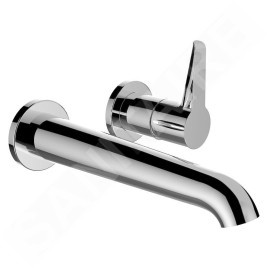 Laufen VAL - Mitigeur de lavabo encastrable, installation à 2 trous, chrome HF901722100000