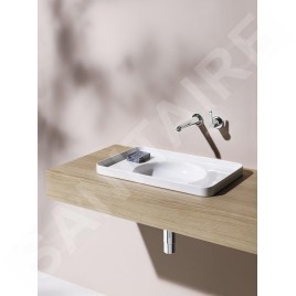 Laufen VAL - Mitigeur de lavabo encastrable, installation à 2 trous, chrome HF901722100000