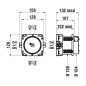 Laufen Concealed Bodies - Corps d´encastrement Simibox pour mitigeurs encastrés HF574007000000