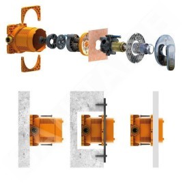 Laufen Concealed Bodies - Corps d´encastrement Simibox pour mitigeurs encastrés HF574007000000