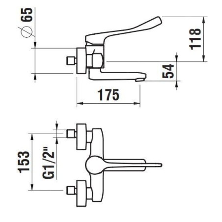 Laufen Citypro - Mitigeur de lavabo à levier avec bec pivotant, chrome HF500922100694