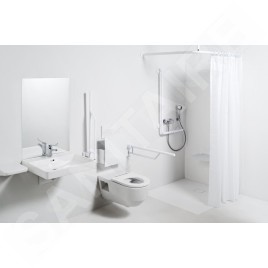 Laufen Citypro - Mitigeur de douche mural avec pomme de douche, chrome HF500952100694