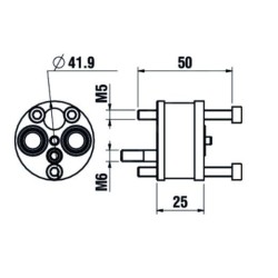 Laufen Concealed Bodies - Kit d'extension pour corps de montage Simibox, 1-point HF530020000000