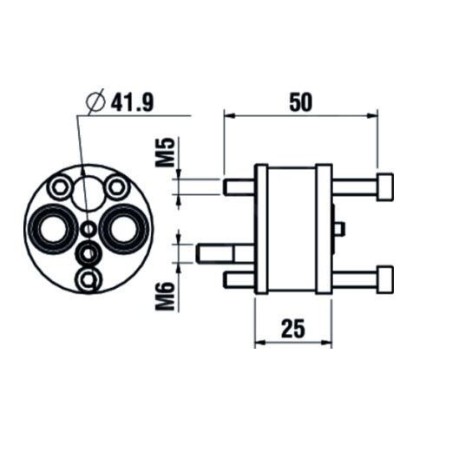 Laufen Concealed Bodies - Kit d'extension pour corps de montage Simibox, 1-point HF530020000000