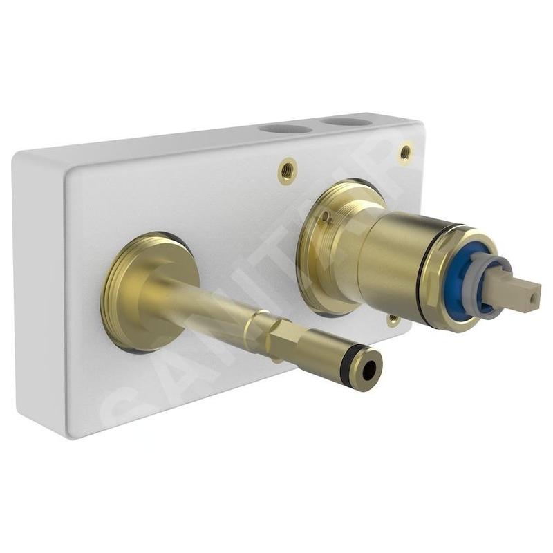 Laufen Concealed Bodies - Corps d’encastrement, Simibox 2-points, levier à droite HF574046000000