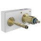 Laufen Concealed Bodies - Corps d’encastrement, Simibox 2-points, levier à droite HF574046000000