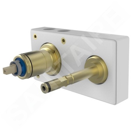 Laufen Concealed Bodies - Corps d’encastrement, Simibox 2-points, levier à gauche HF574047000000