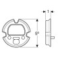 Geberit Accessoires - Ensemble de joints pour mitigeur de lavabo électronique, montage mural 116.422.00.1