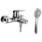 Laufen Laurin - Mitigeur de baignoire avec accessoires, noir mat HF500760428600