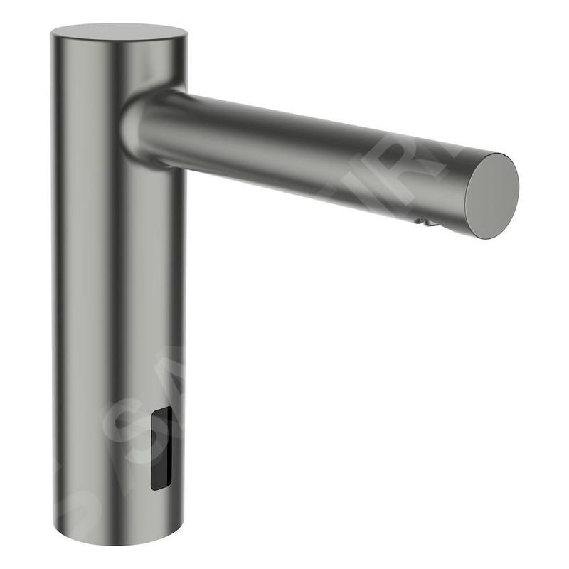 Laufen Twintronic - Mitigeur de lavabo électronique, sans mélangeur, alimentation secteur, inox brossé HF707004423000