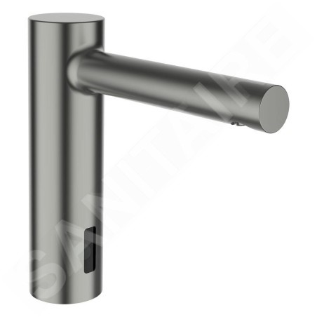 Laufen Twintronic - Mitigeur de lavabo électronique, sans mélangeur, alimentation secteur, inox brossé HF707004423000