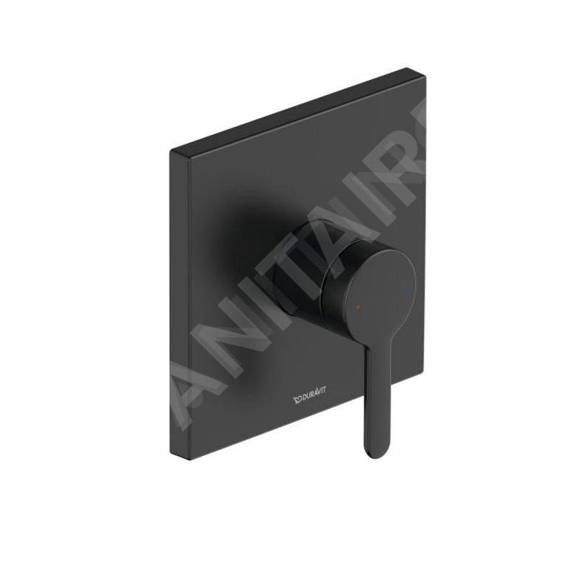 Duravit C.1 - Mitigeur de douche encastré, noir mat C14210009046